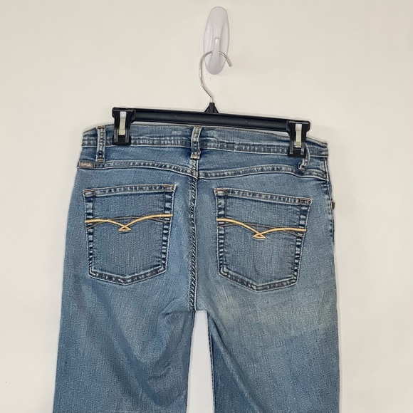 Cruel Girl Sz 9 XLong Cowgirl Jeans Boot Cut Medium Wash Denim - Picture 4 of 9